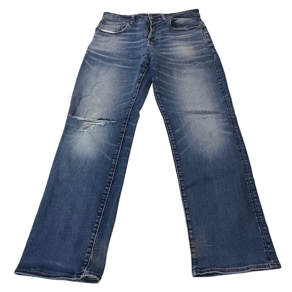 16-75 G-STAR RAW Men's 3301 Relaxed Distressed Jeans 30x29